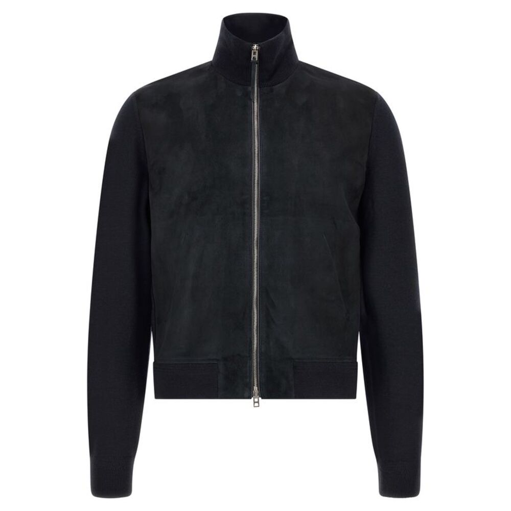 Tom Ford Blue Wool Men's Cardigan